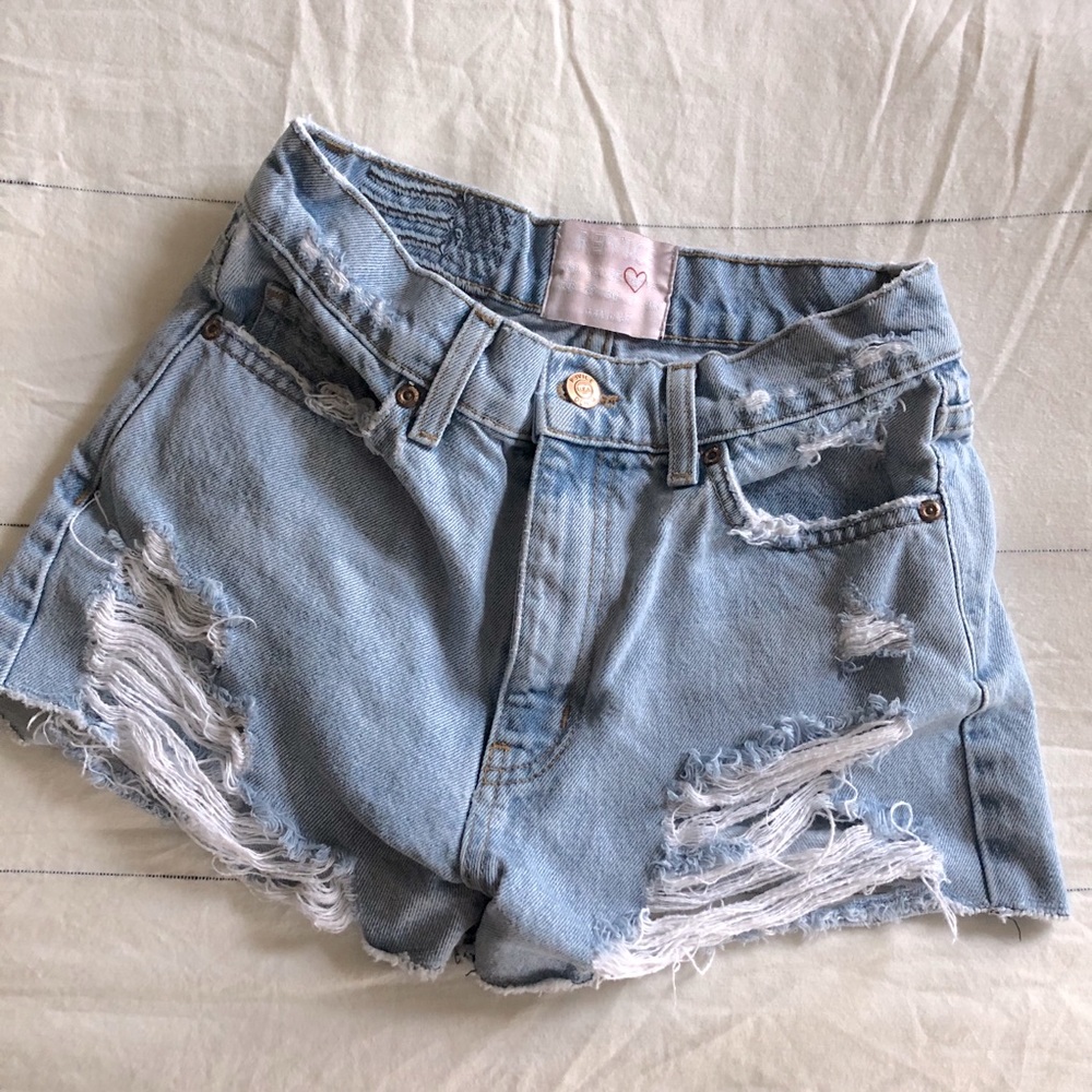 2/$25 REVICE denim shorts 26